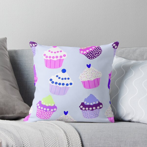 Item preview, Cupcake Pattern designed and sold by TotallyRetroArt.