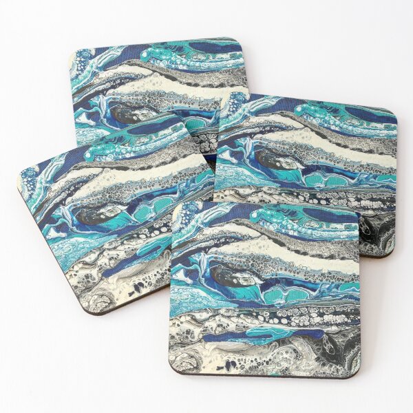 Item preview, Water Bubbles Abstract No. 1 designed and sold by IneseEdwardsArt.