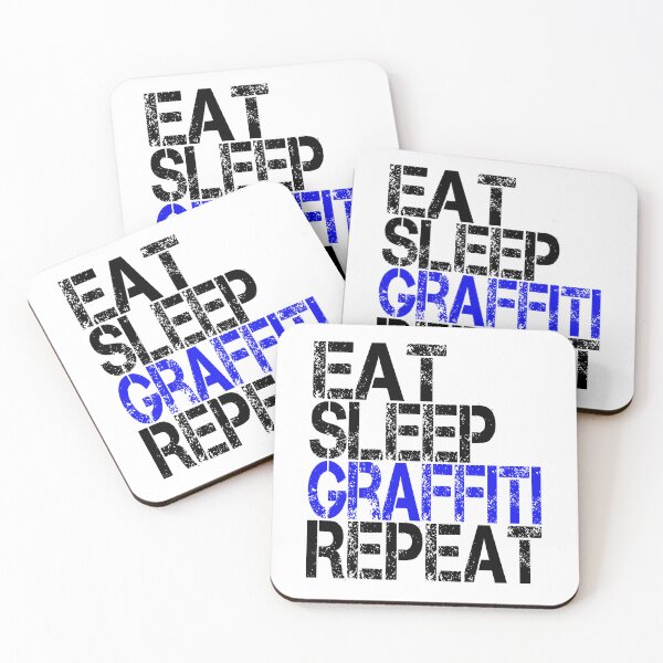 Item preview, Eat Sleep Graffiti Repeat, Grunge  designed and sold by ACC .