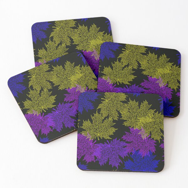 Item preview, Colorful Maple Leaves pattern - M23 designed and sold by Art-by-Geoff.