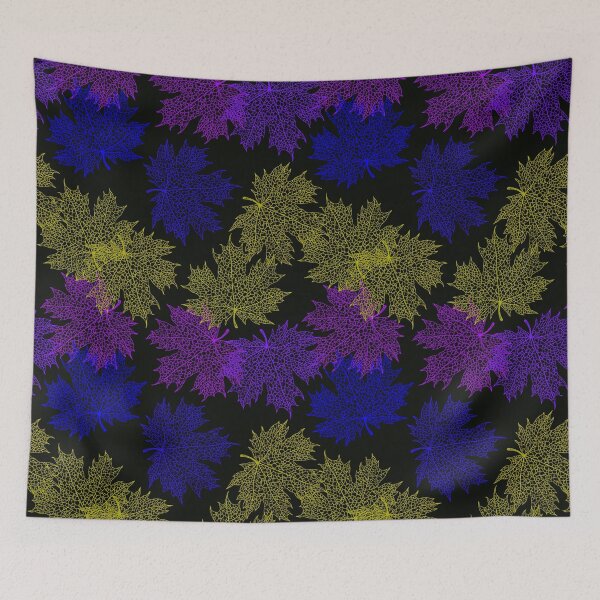 Item preview, Colorful Maple Leaves pattern - M23 designed and sold by Art-by-Geoff.