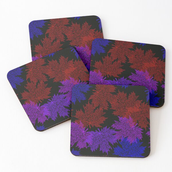 Item preview, Colorful Maple Leaves pattern - M24 designed and sold by Art-by-Geoff.
