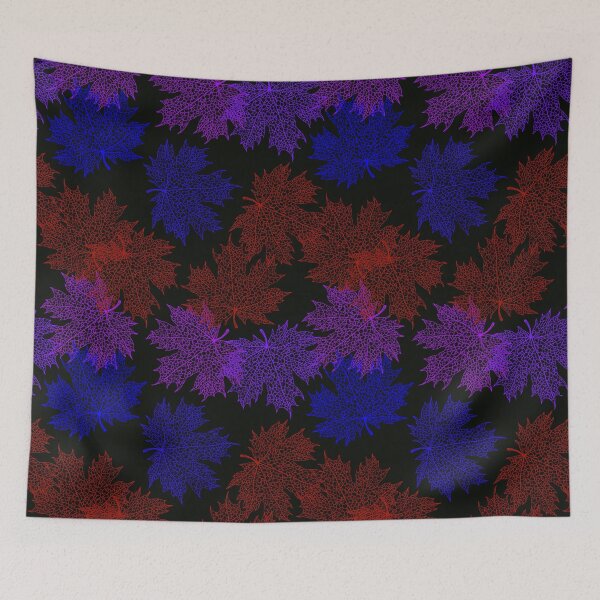 Item preview, Colorful Maple Leaves pattern - M24 designed and sold by Art-by-Geoff.