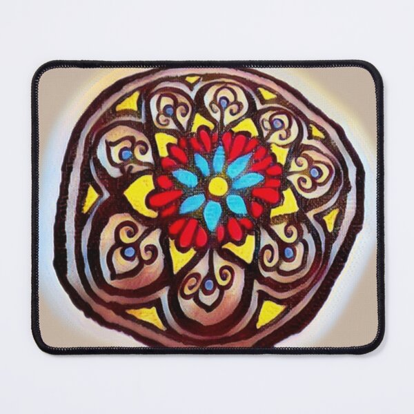 Item preview, Bright floral mandala designed and sold by AziJ-Designs.