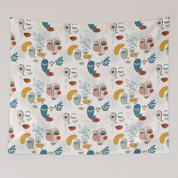 Item preview, abstract faces designed and sold by OtterFactory.