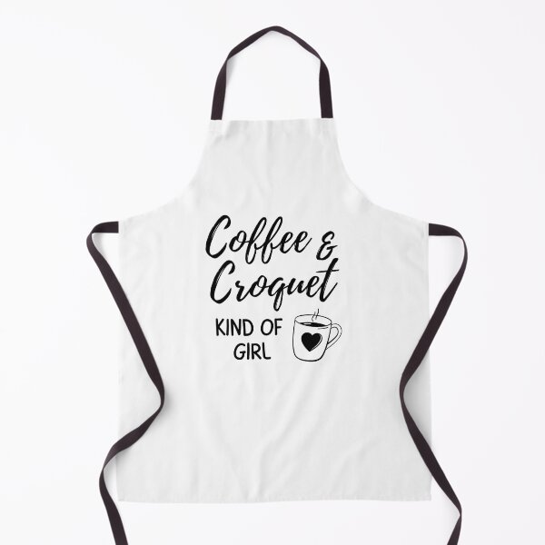 Item preview, Coffee & croquet kind of girl designed and sold by TheGreenGoat.