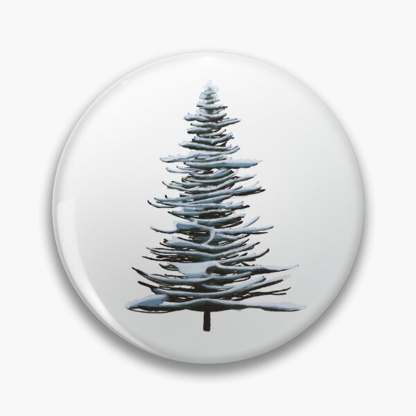 Item preview, Snowy Christmas tree designed and sold by TrendyArtPrints.
