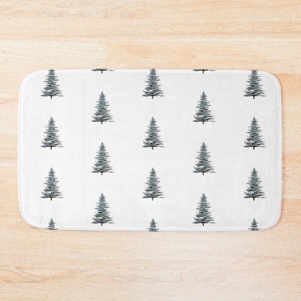 Item preview, Snowy Christmas tree designed and sold by TrendyArtPrints.