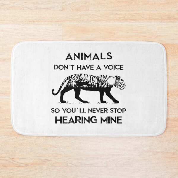 Item preview, Animals don't have a voice so you'll never stop hearing mine designed and sold by samer11.