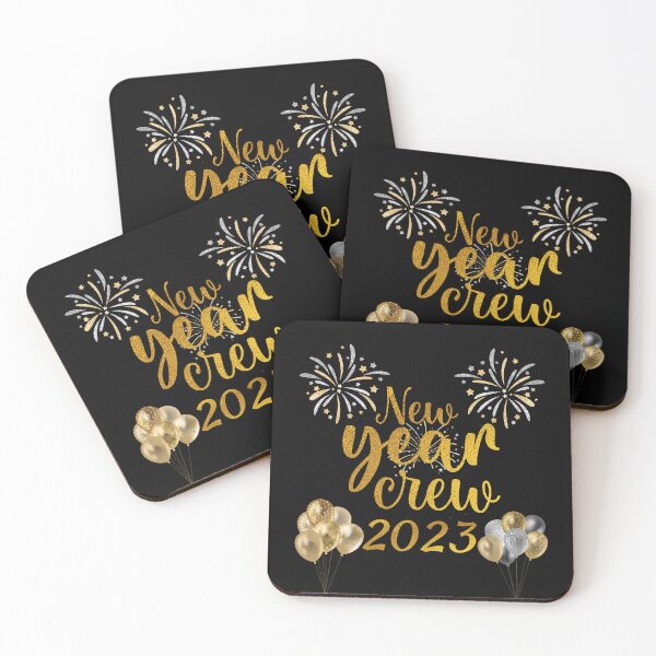 Item preview, New Year Crew 2023 Glitter Balloons Fireworks designed and sold by Karry-Pat.