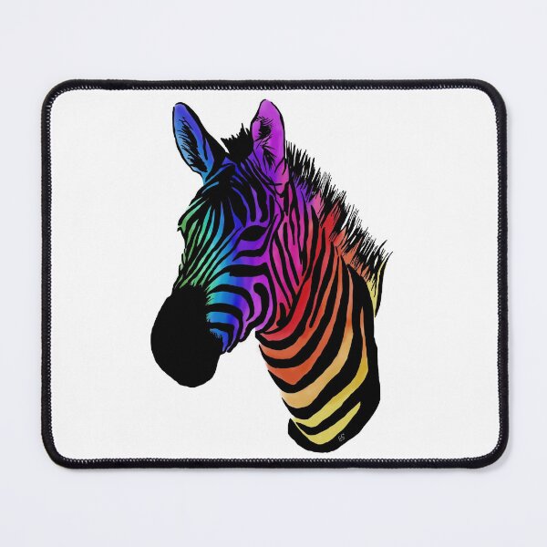 Item preview, Rainbow Zebra designed and sold by ArtByEmilie.