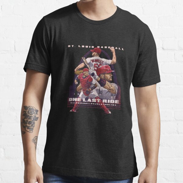 Adam Wainwright Albert Pujols & Yadier Molina St. Louis Last NBA Ride  T-Shirt