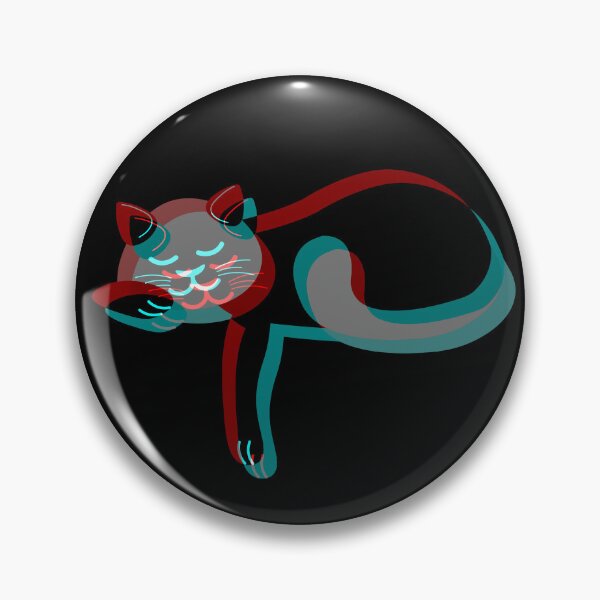 Item preview, Stereoscopic Cat | Anaglyph Effect | 3d Glasses designed and sold by Fluffy-Vectors.