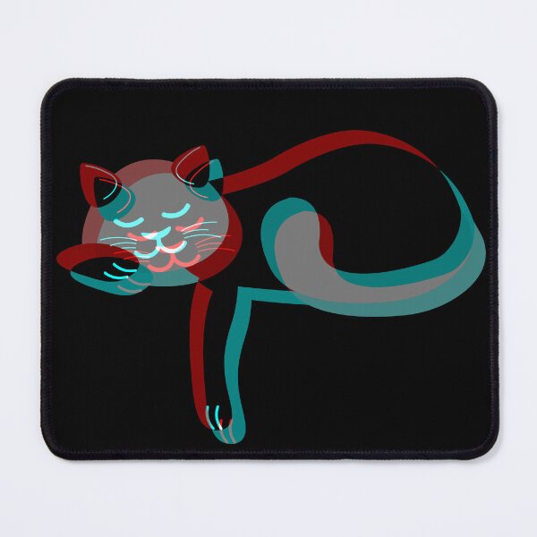 Item preview, Stereoscopic Cat | Anaglyph Effect | 3d Glasses designed and sold by Fluffy-Vectors.