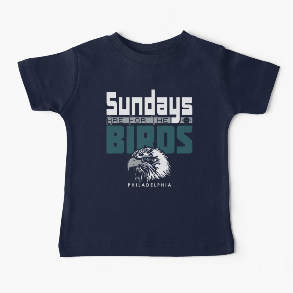 Sundays Are for The Birds Philly Pa Classic Vintage Style Unisex Adult & Youth Kids T-Shirt Moisture Wicking