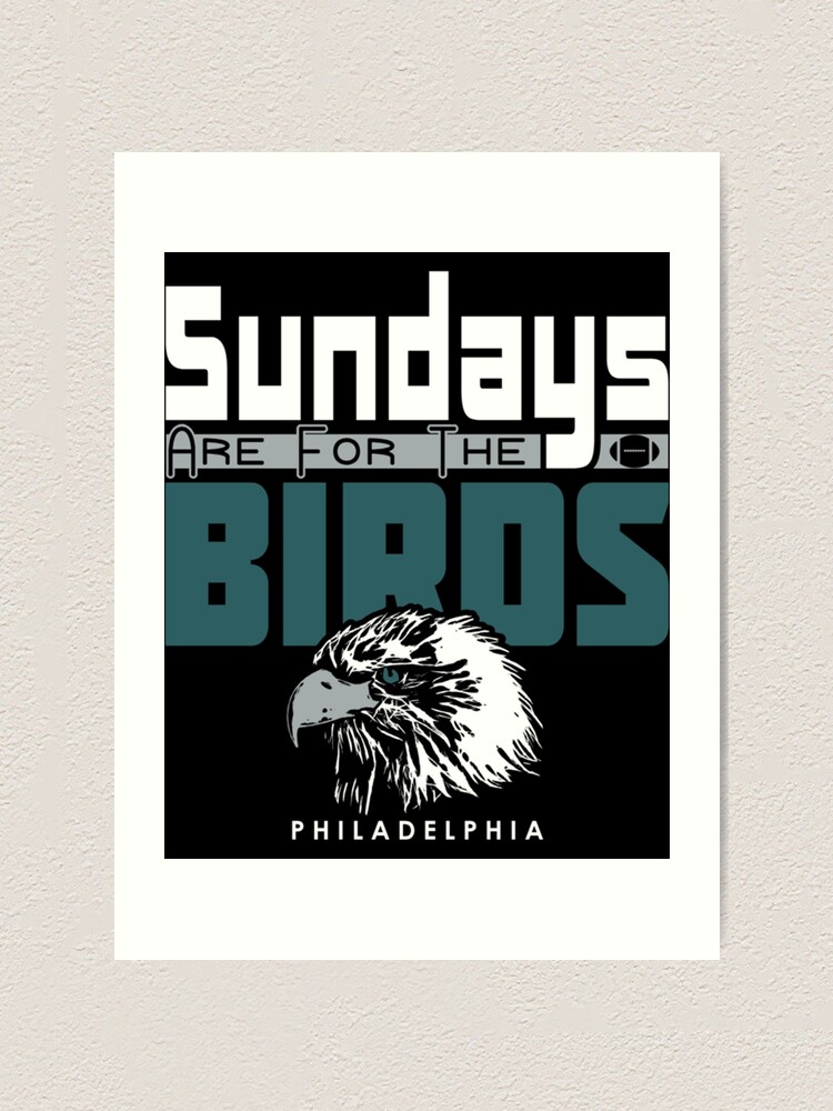 Sundays Are for the Birds Eagles Football Philadelphia Fan 