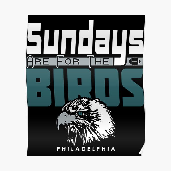  SUNDAYS ARE for The Birds Philly PA Classic Vintage