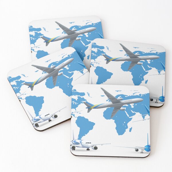 Item preview, Five planes and a blue map designed and sold by marygov.