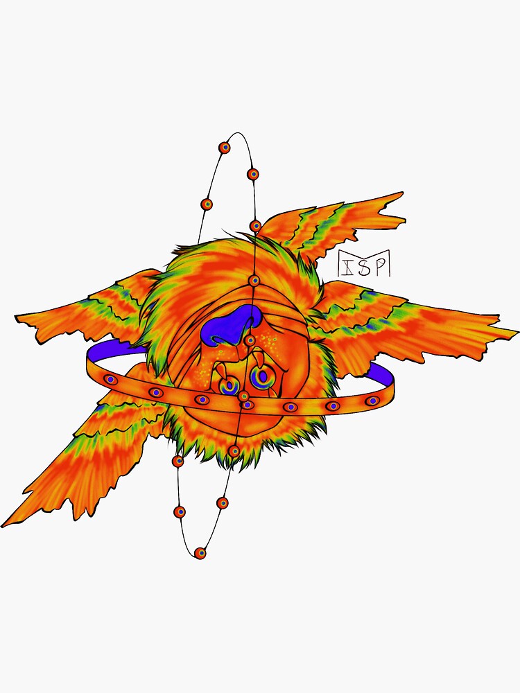 "Rainbow Biblically Accurate Angel Lion" Sticker for Sale by MageISP