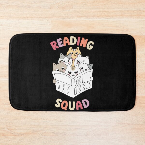 Item preview, Cats reading squad  designed and sold by DottedLinePrint.