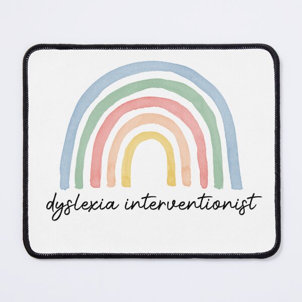 Item preview, Dyslexia Interventionist Gift Rainbow Dyslexia Inteventionist designed and sold by kmcollectible.