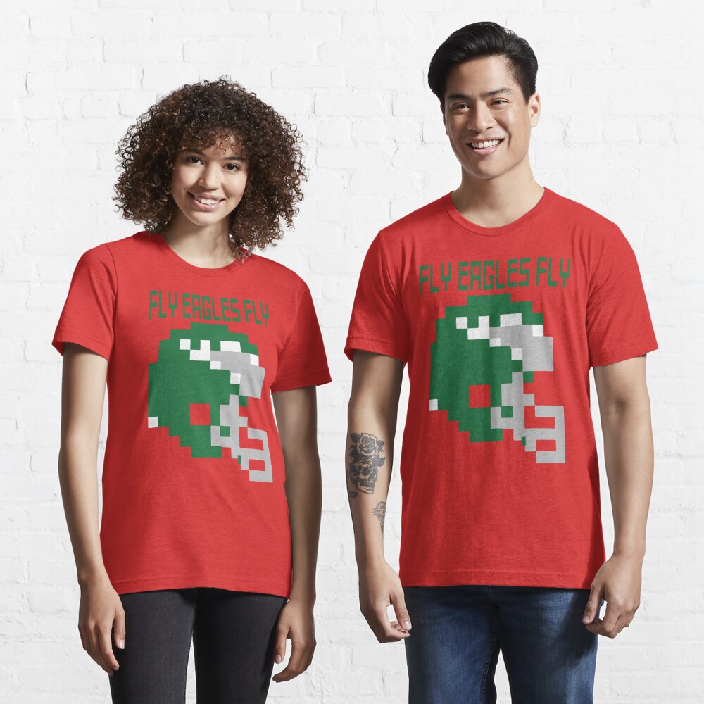 Fly Eagles Fly 8-Bit Short Sleeve T-Shirts - T shirt shops near me, Funny T- Shirts & Graphic Tees