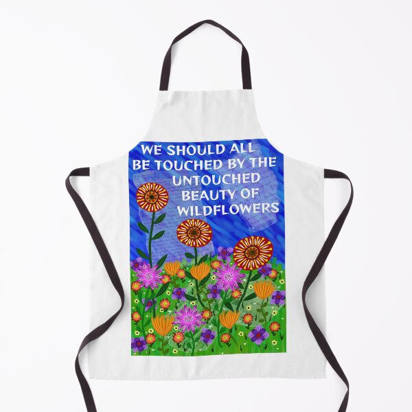 Item preview, Radical Feminist Humanist Quote - We Should All Be Touched By The Untouched Beauty Of Wildflowers designed and sold by LethalPixieDust.
