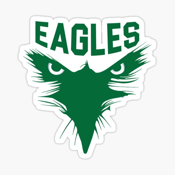 Philadelphia Eagles White Retro Logo Available Multiple Sizes Sticker Decal