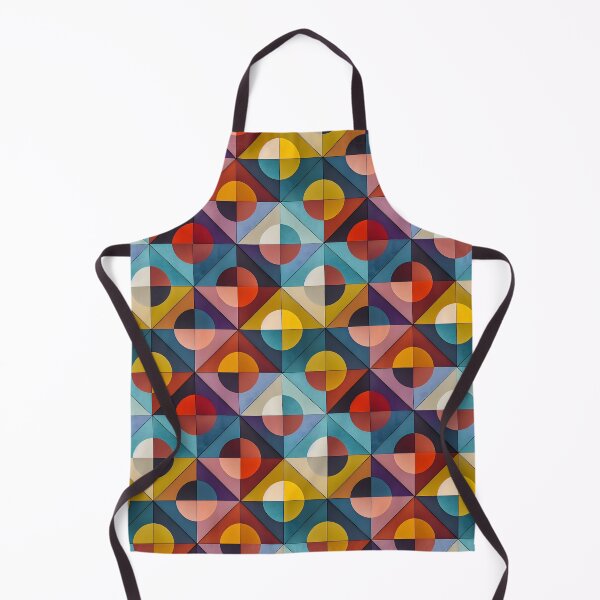 Artikelvorschau, Geometrisches Weinlese-neutrales Ton-Mosaik-Muster in den herbstlichen Farbtönen entworfen und verkauft von ClairesPatterns.