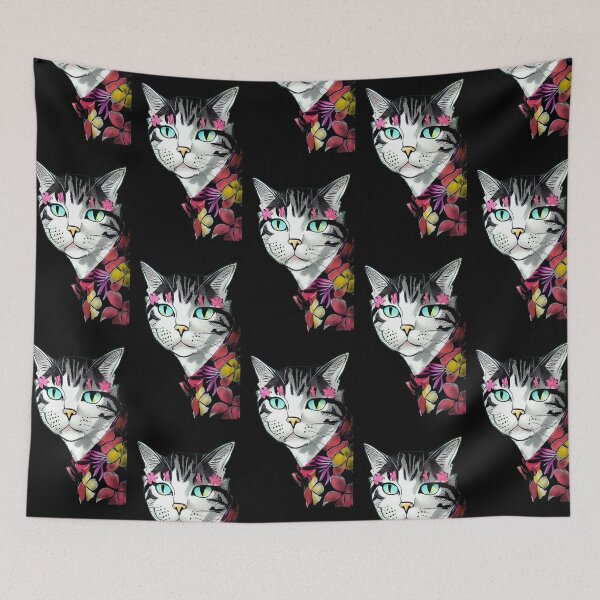 Item preview, Hawaiian Cat designed and sold by OlympicsMerch.