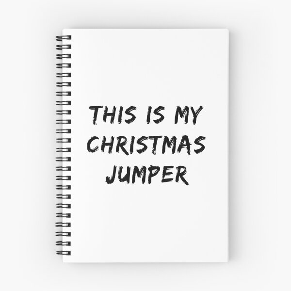 Item preview, This is My Christmas Jumper (Black Brush Text) designed and sold by STUDIO-72.