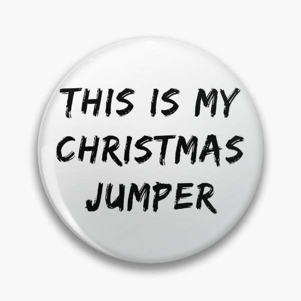 Item preview, This is My Christmas Jumper (Black Brush Text) designed and sold by STUDIO-72.