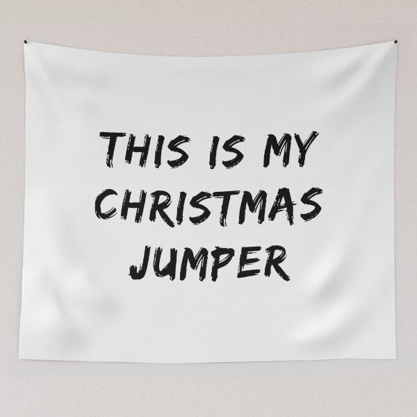 Item preview, This is My Christmas Jumper (Black Brush Text) designed and sold by STUDIO-72.