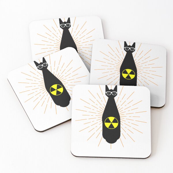 Item preview, Atomic Bomb Cat Sticker designed and sold by finger crossedShop.