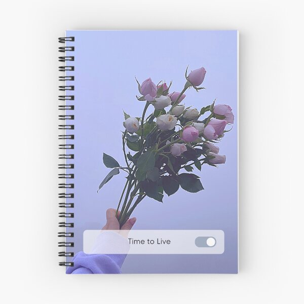 Item preview, Spiral Notebooks | Time to Live designed and sold by HelgaKananoven.