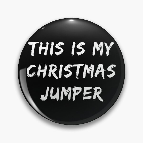 Item preview, This is My Christmas Jumper (White Brush Text) designed and sold by STUDIO-72.