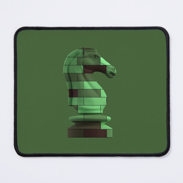 Item preview, CHESS,KNIGHT,GREEN BRICKS designed and sold by asketch2b.