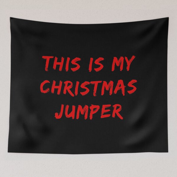 Item preview, This is My Christmas Jumper (Red Brush Text) designed and sold by STUDIO-72.