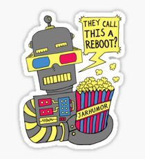 Robot Movie Reboot Sticker