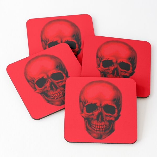 Item preview, Red skull skeleton human skull death designed and sold by IMNIUM.