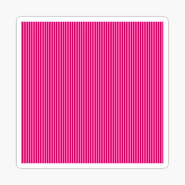 "Dark and Light Hot Pink Candy Stripe Pattern Thin Vertical Stripes