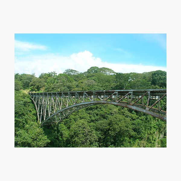 Train Bridge before Atenas Photographic Print