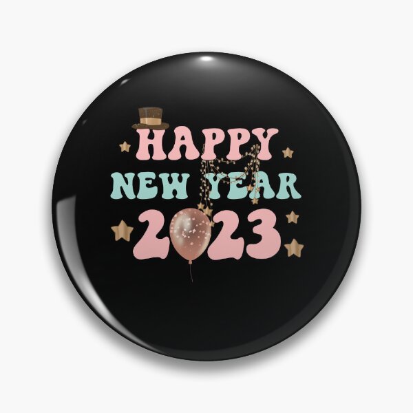 Item preview, Happy New Year 2023 Glitter Pink Balloons designed and sold by Karry-Pat.