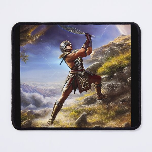Item preview, Otherwordly space-faring roman soldier armored on a hill designed and sold by Jmidski.