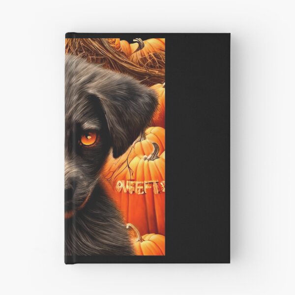 Item preview, AI Generated Art, Halloween/Fall Puppy designed and sold by RabbitHoleMI.
