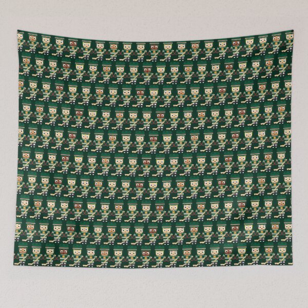 Item preview, Ice Hockey Green - Super cute sports stars designed and sold by boxedspaper.