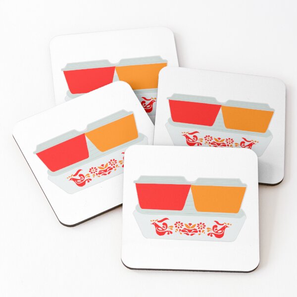 Item preview, Vintage Pyrex Friendship Pattern Refrigerator Set designed and sold by Mblairphoto.