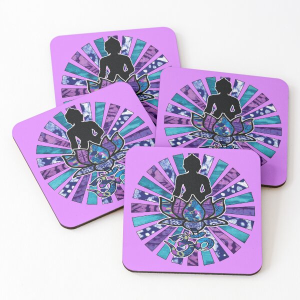 Item preview,  Buddha Silhouette Lotus flower with Ohm  designed and sold by artbyomega.