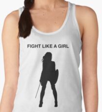 Fight like a girl Women's Tank Top