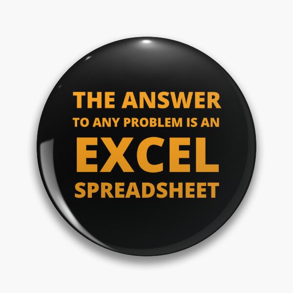 Aperçu de l'œuvre La réponse à tout problème est une feuille de calcul Excel créée et vendue par TomorrowQuotes.